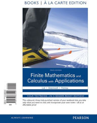 Title: Finite Mathematics and Calculus with Applications / Edition 10, Author: Margaret Lial