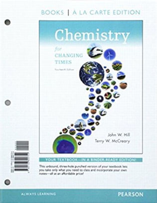 Chemistry For The Changing Times Books A La Carte Plus