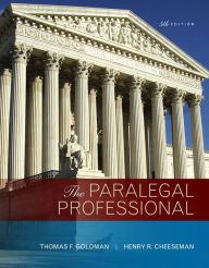 Free pdf e book download The Paralegal Professional by Thomas F. Goldman, Henry R. Cheeseman in English 9780134130842 MOBI RTF