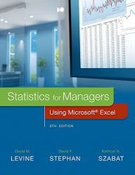 Title: Statistics for Managers Using Microsoft Excel / Edition 8, Author: David Levine