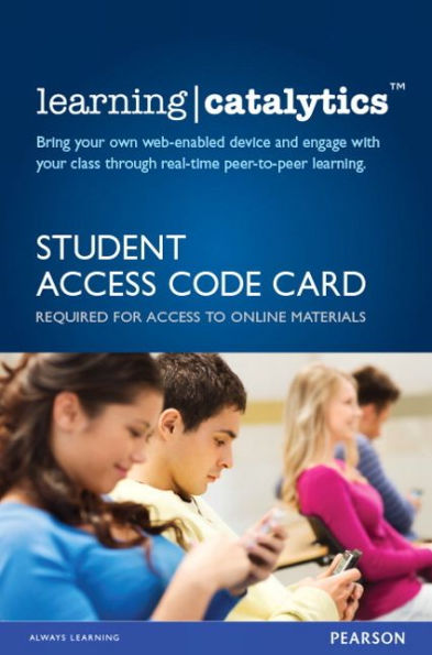 Learning Catalytics -- Access Card (12-month access) / Edition 1