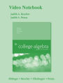 Video Notebook for College Algebra: Graphs and Models