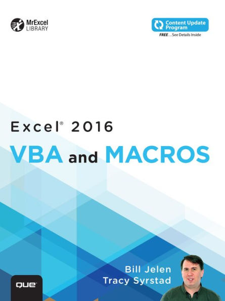 Excel 2016 VBA and Macros (includes Content Update Program)