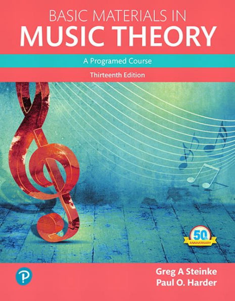 Basic Materials in Music Theory: A Programed Approach / Edition 13