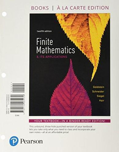 Finite Mathematics & Its Applications / Edition 12