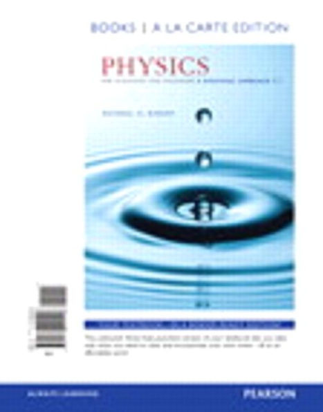 Physics for Scientists and Engineers: A Strategic Approach with Modern Physics, Books a la Carte Edition; Student Workbook for Physics for Scientists and Engineers; Modified MasteringPhysics with Pearson eText -- ValuePack Access Card / Edition 4
