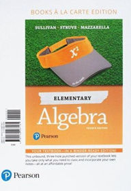 Title: Elementary Algebra / Edition 4, Author: Michael Sullivan