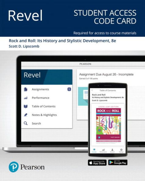 Revel Access Code for Rock and Roll: Its History and Stylistic Development