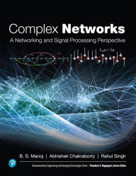 Title: Complex Networks: A Networking and Signal Processing Perspective, Author: B. S. Manoj