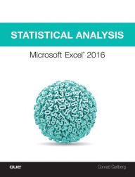 Title: Statistical Analysis: Microsoft Excel 2016, Author: Conrad Carlberg