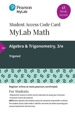 MyLab Math with Pearson eText Access Code for Algebra & Trigonometry / Edition 3