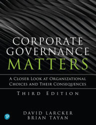 Title: Corporate Governance Matters, Author: David Larcker