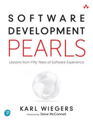 Title: Software Development Pearls: Lessons from Fifty Years of Software Experience, Author: Karl Wiegers