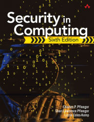 Title: Security in Computing, Author: Charles Pfleeger
