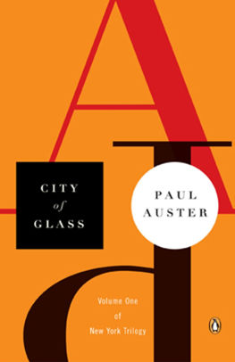 City Of Glass The New York Trilogy 1 By Paul Auster Paperback Barnes Noble