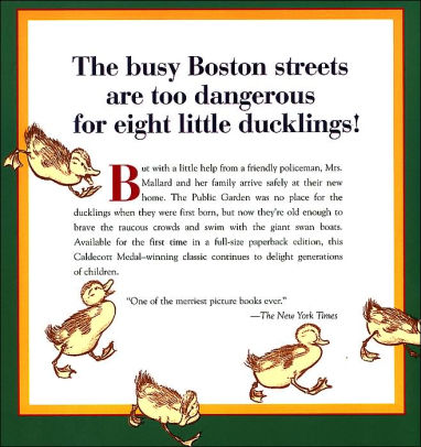 Make Way for Ducklings by Robert McCloskey, Paperback | Barnes & Noble®
