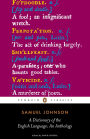 A Dictionary of the English Language: An Anthology