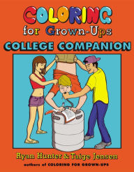 Title: Coloring for Grown-Ups College Companion, Author: Ryan Hunter