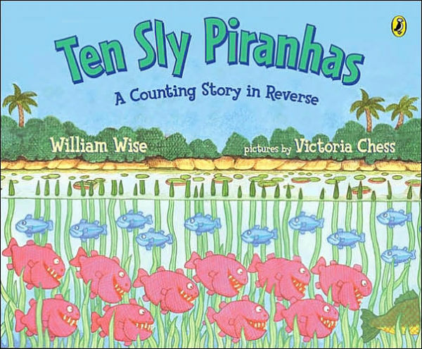 Ten Sly Piranhas: A Counting Story in Reverse