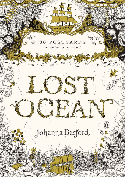 Lost Ocean: 36 Postcards to Color and Send