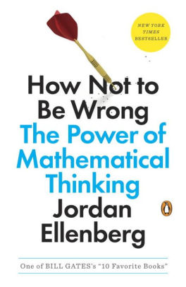 How Not To Be Wrong The Power Of Mathematical Thinkingpaperback - 