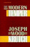 Title: Modern Temper: A Study And A Confession, Author: Joseph Wood Krutch