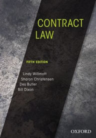 Download full books for free online Contract Law in English 9780190304751 DJVU iBook ePub by Lindy Willmott, Sharon Christensen, Des Butler, Bill Dixon