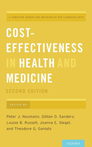 Cost-Effectiveness in Health and Medicine / Edition 2