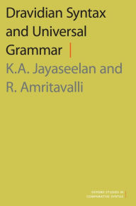 Title: Dravidian Syntax and Universal Grammar, Author: K.A. Jayaseelan