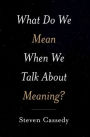 What Do We Mean When We Talk about Meaning?