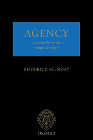 Title: Agency: Law and Principles, Author: Roderick Munday