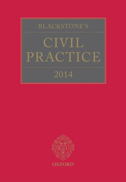 Blackstone's Civil Practice 2014