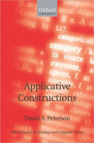 Title: Applicative Constructions, Author: David A. Peterson