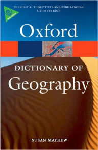 Title: A Dictionary of Geography, Author: Susan Mayhew