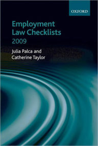 Title: Employment Law Checklists 2009, Author: Julia Palca