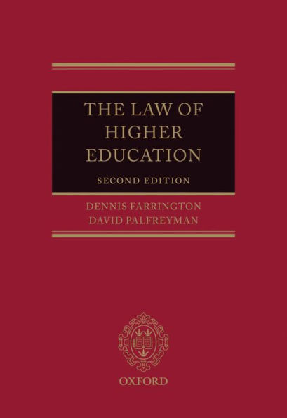 The Law of Higher Education