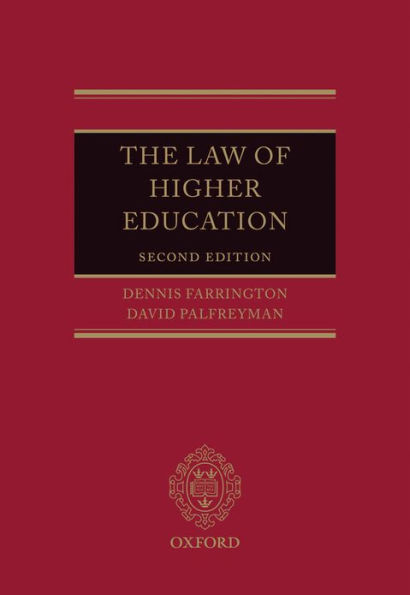 The Law of Higher Education