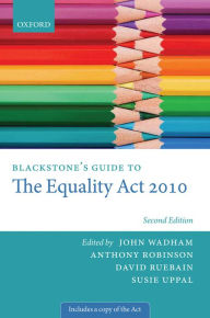 Title: Blackstone's Guide to the Equality Act 2010, Author: John Wadham