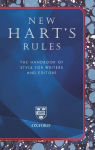 Alternative view 2 of New Hart's Rules: The Handbook of Style for Writers and Editors