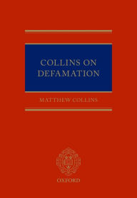 Title: Collins On Defamation, Author: Matthew Collins