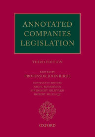 Title: Annotated Companies Legislation, Author: John Birds