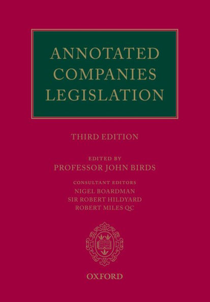 Annotated Companies Legislation