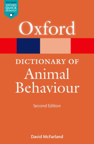 Title: A Dictionary of Animal Behaviour, Author: David McFarland