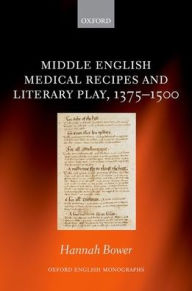 Title: Middle English Medical Recipes and Literary Play, 1375-1500, Author: Hannah Bower