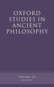 Title: Oxford Studies in Ancient Philosophy, Volume 60, Author: Victor Caston