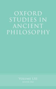 Title: Oxford Studies in Ancient Philosophy, Volume 61, Author: Victor Caston