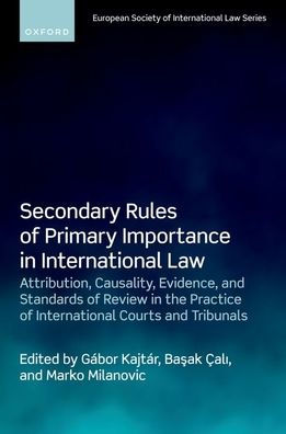 Secondary Rules of Primary Importance International Law: Attribution, Causality, Evidence, and Standards Review the Practice Courts Tribunals