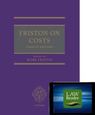 Title: Friston on Costs (book and digital pack), Author: Mark Friston