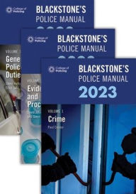 Title: Blackstone's Police Manuals Three Volume Set 2023, Author: Paul Connor