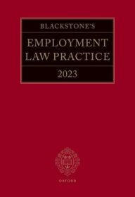 Title: Blackstone's Employment Law Practice 2023, Author: Lydia Banerjee